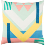 Lila Geometric Pillow