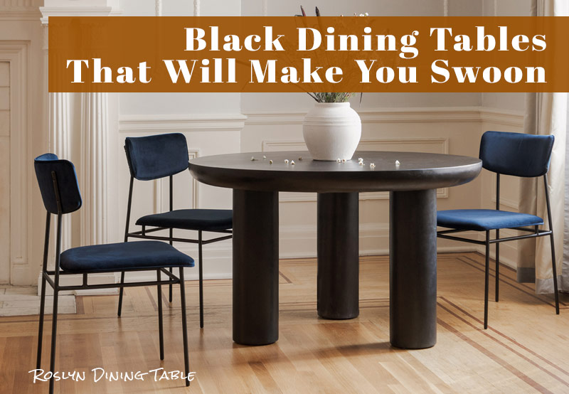 The 24 Best Black Dining Table Designs for 2022