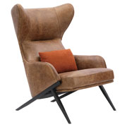 Auden Leather Accent Chair