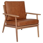 Hurst Leather Lounge Chair