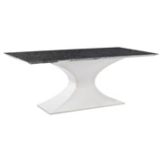Scooped Marble Dining Table