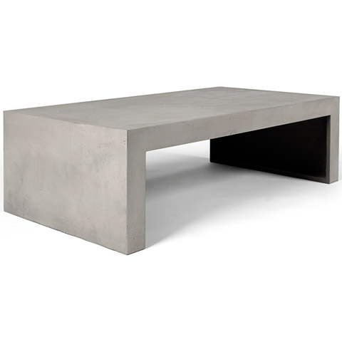 Outdoor Rectangle Concrete Coffee Table - Ryker Concrete Coffee Table