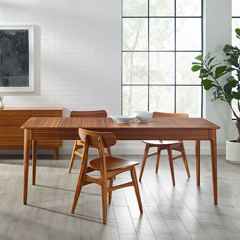 Erikka Extension Dining Table - Amber
