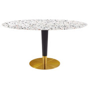 Zoey Terrazzo Oval Dining Table