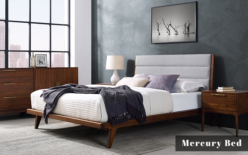 The 17 Best Modern Platform Beds For, Vilas Platform King Size Mid Century Style Bed