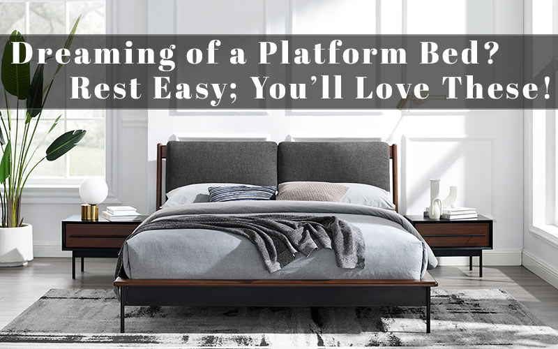 The 17 Best Modern Platform Beds For, Best Quality Furniture Metal Bed Frame Beds With Upholstered Headboard And Footboard